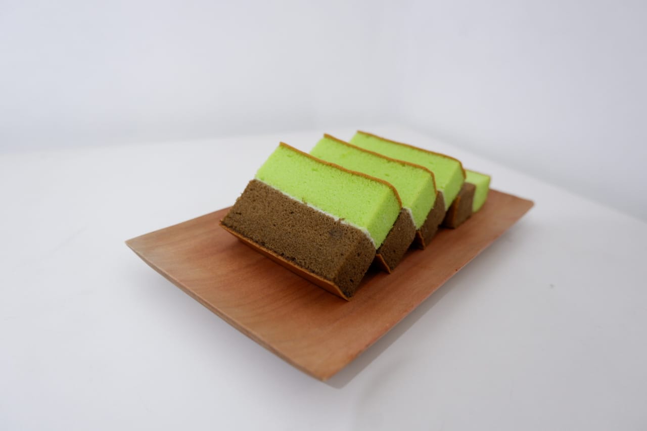 Bolu Lapis Pandan Coklat